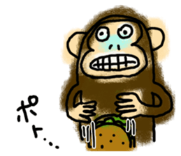 OH! MONKEY! sticker #4508370