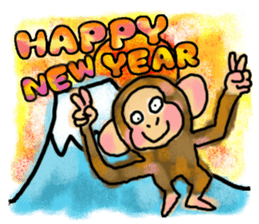 OH! MONKEY! sticker #4508405