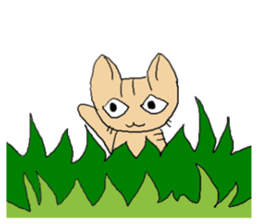 Love, healing tabby 2 sticker #4508784