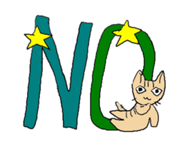 Love, healing tabby 2 sticker #4508796