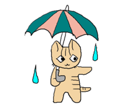 Love, healing tabby 2 sticker #4508804