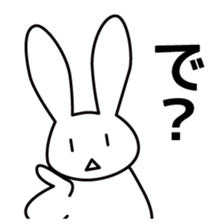 Heartless rabbit sticker #4509090