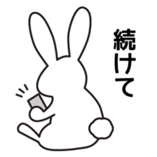 Heartless rabbit sticker #4509091