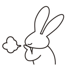 Heartless rabbit sticker #4509100