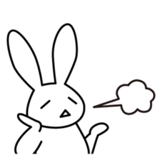 Heartless rabbit sticker #4509102