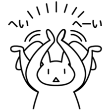 Heartless rabbit sticker #4509114