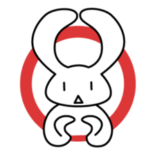 Heartless rabbit sticker #4509116