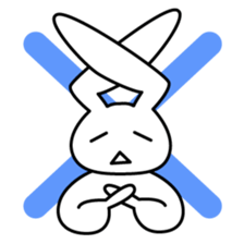 Heartless rabbit sticker #4509117