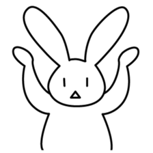 Heartless rabbit sticker #4509119