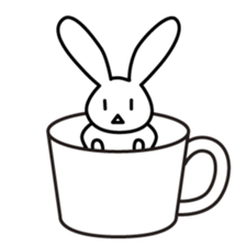 Heartless rabbit sticker #4509125
