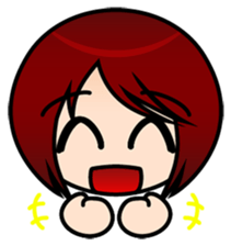 sticker of the working adult woman sticker #4509455