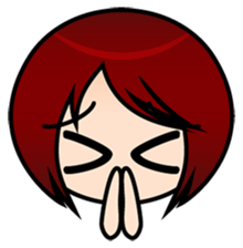 sticker of the working adult woman sticker #4509459