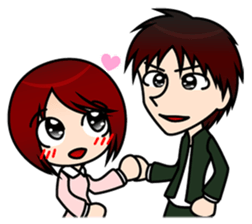 sticker of the working adult woman sticker #4509481