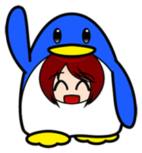 sticker of the working adult woman sticker #4509487