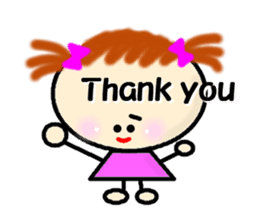 Girl sticker Lettered sticker #4509489