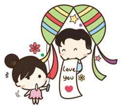 Munky & Croko LOVE LOVE!! sticker #4509944