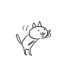 Graffiti cat 01 sticker #4510875