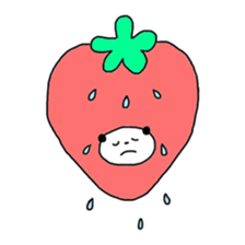 coloful furuit panda sticker #4511129