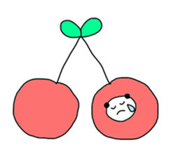 coloful furuit panda sticker #4511132