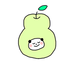 coloful furuit panda sticker #4511134