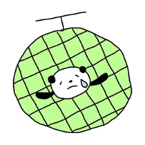 coloful furuit panda sticker #4511136