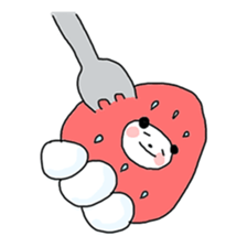 coloful furuit panda sticker #4511139