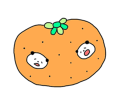 coloful furuit panda sticker #4511141