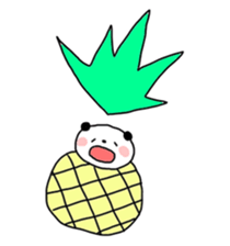 coloful furuit panda sticker #4511149