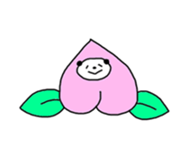 coloful furuit panda sticker #4511151