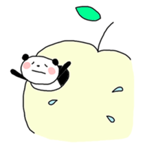 coloful furuit panda sticker #4511152