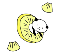 coloful furuit panda sticker #4511154