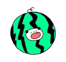 coloful furuit panda sticker #4511161