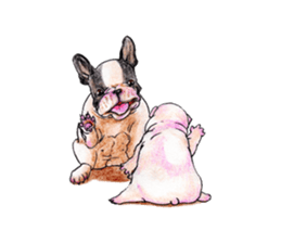 Fancy dogs sticker #4511744