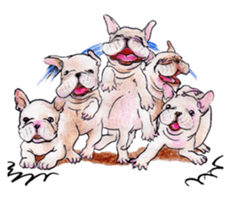 Fancy dogs sticker #4511746