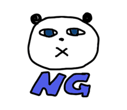 Nanda? Panda! sticker #4511866