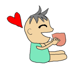 Love, healing baby 1 sticker #4512251