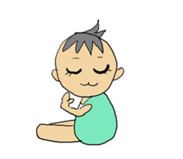 Love, healing baby 1 sticker #4512259