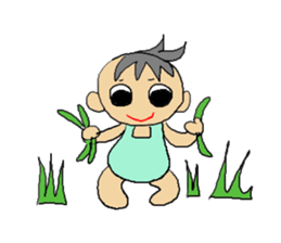 Love, healing baby 1 sticker #4512274