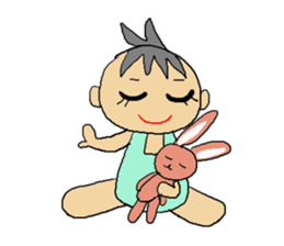 Love, healing baby 1 sticker #4512276