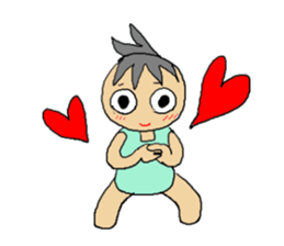 Love, healing baby 1 sticker #4512281