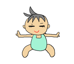 Love, healing baby 1 sticker #4512284