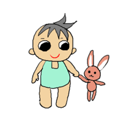 Love, healing baby 1 sticker #4512287