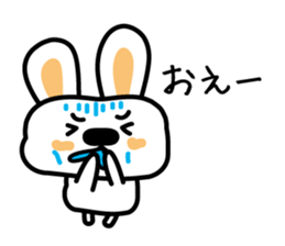 Rabbit of a cold sticker #4513498