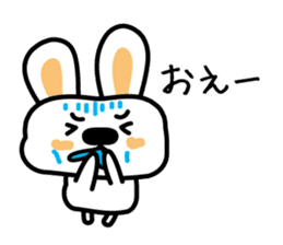 Rabbit of a cold sticker #4513498