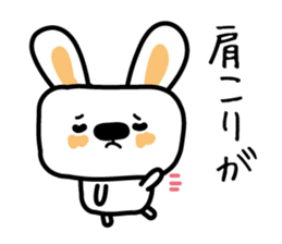 Rabbit of a cold sticker #4513510