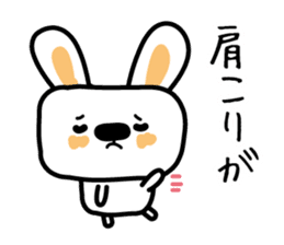 Rabbit of a cold sticker #4513510