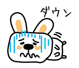 Rabbit of a cold sticker #4513526