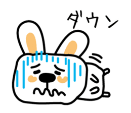 Rabbit of a cold sticker #4513526