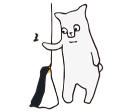 Shibon polar bear sticker #4513596