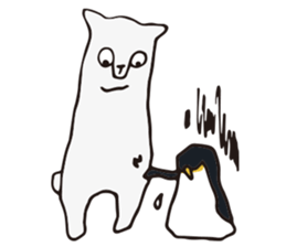 Shibon polar bear sticker #4513603